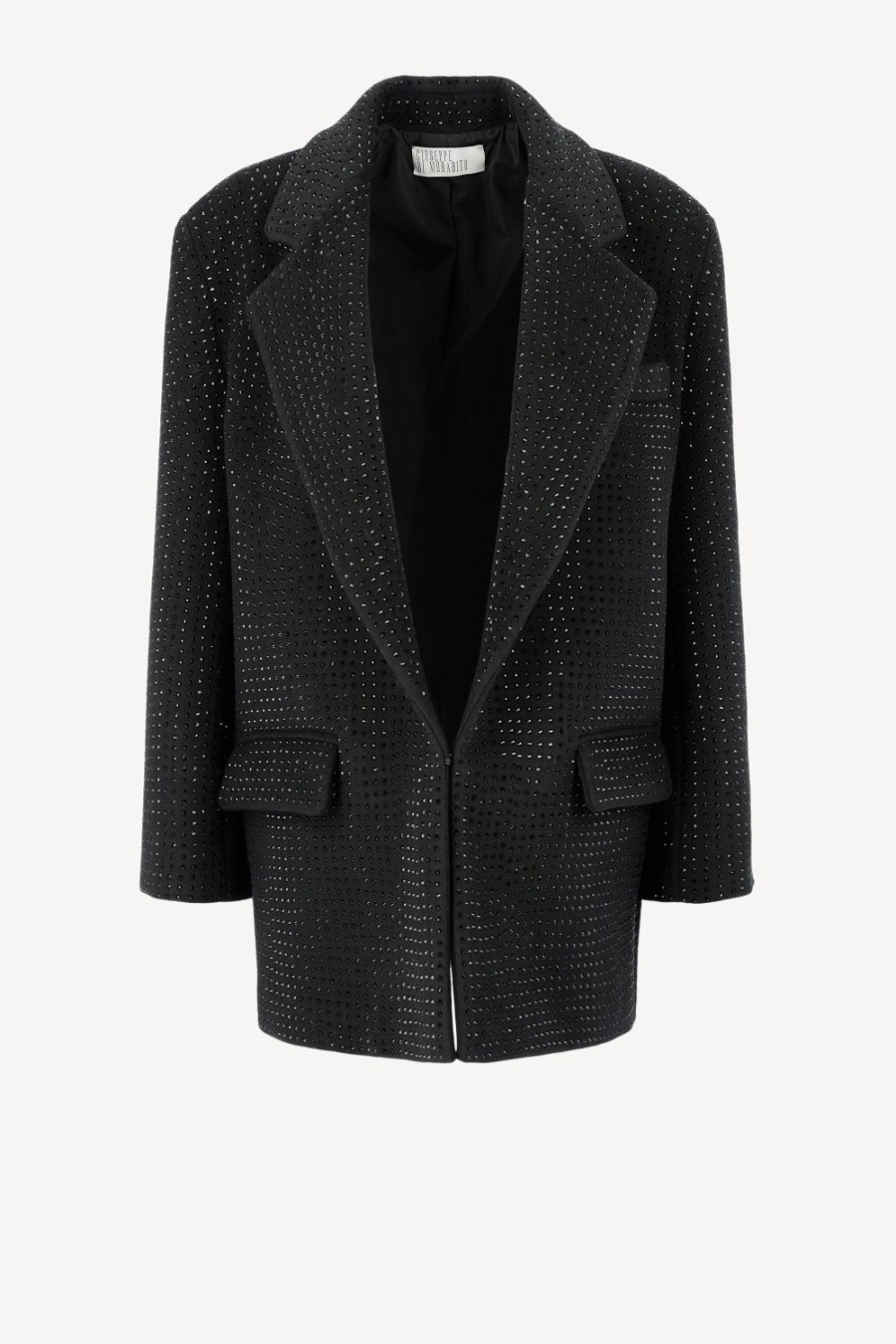 Vetements Giuseppe Di Morabito | Blazer Allover Rhinestone En Noir