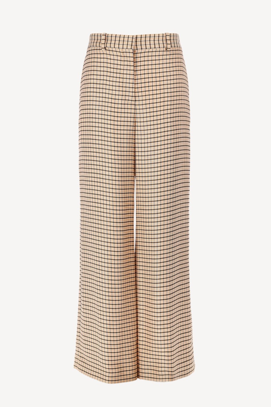 Vetements Lanvin | Pantalon Wide Leg Fluid En Marron/Orange