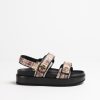 Chaussures Tory Burch | Sandale Kira Sport En Rose/Noir