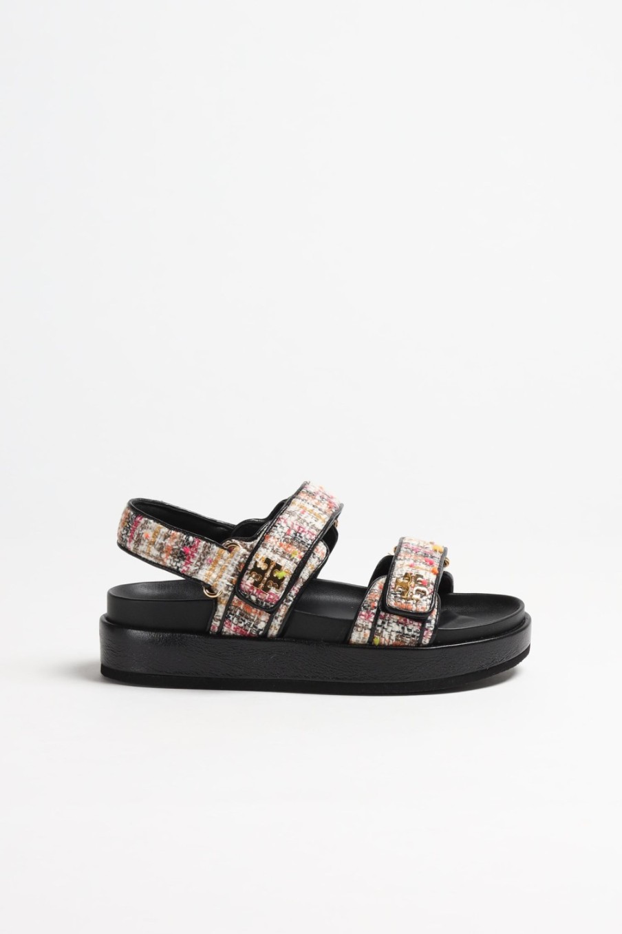Chaussures Tory Burch | Sandale Kira Sport En Rose/Noir