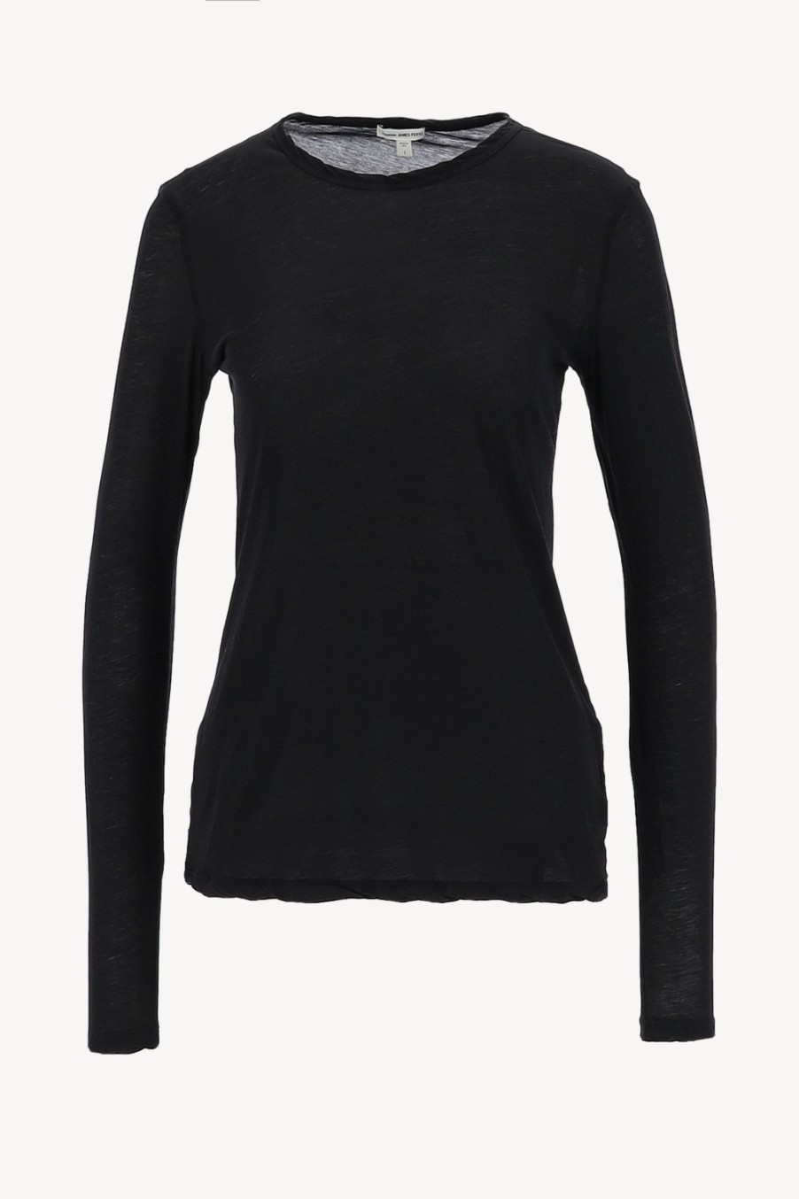 Vetements James Perse | Manches Longues En Jersey Stretch Noir