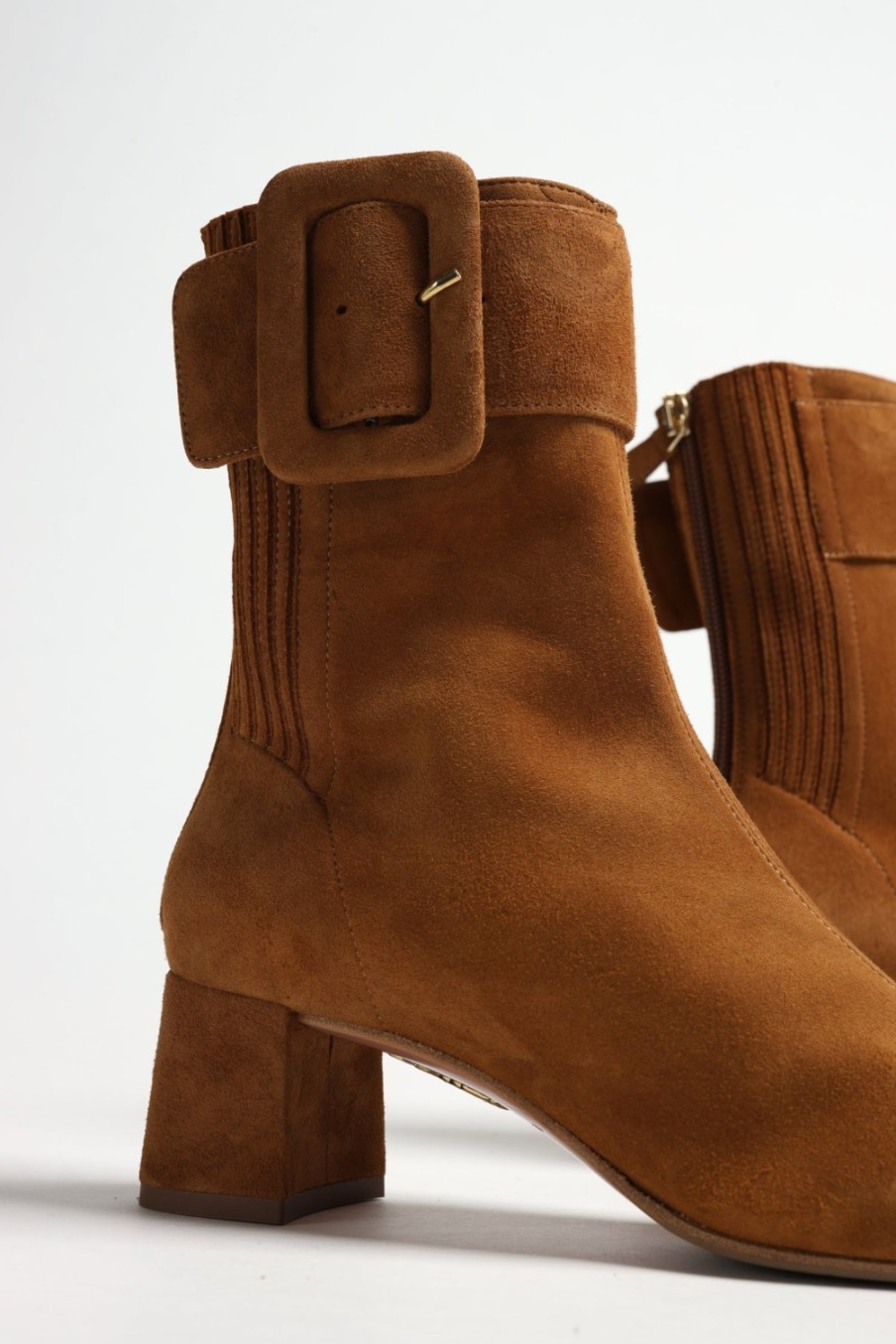 Chaussures Aquazzura | Bottine St. Honore Buckle En Cognac