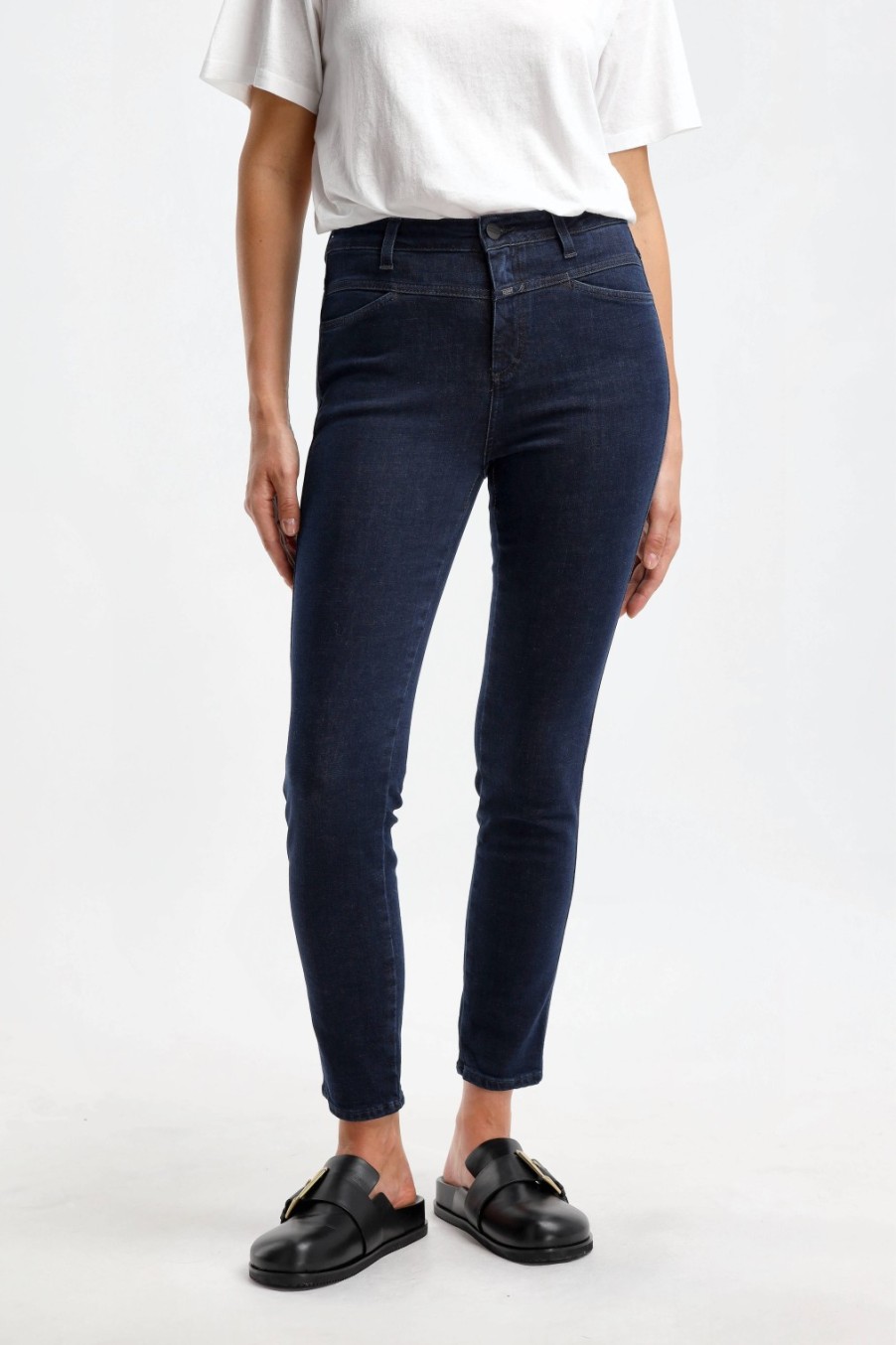 Vetements Closed | Jeans Skinny Pusher En Bleu Fonce