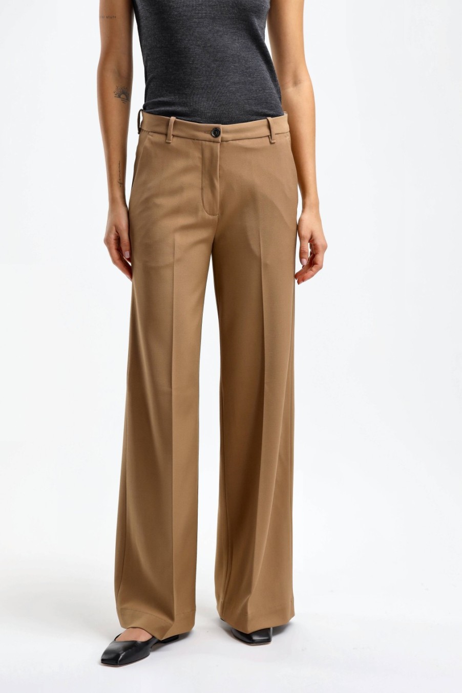 Vetements Nine In The Morning | Pantalon Nadia En Camel