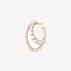 Bijoux Sophie Bille Brahe | Boucle D'Oreille Boucle Perle Gauche