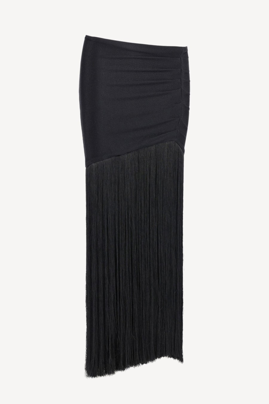 Vetements PatBo | Jupe Fringe Trim En Noir