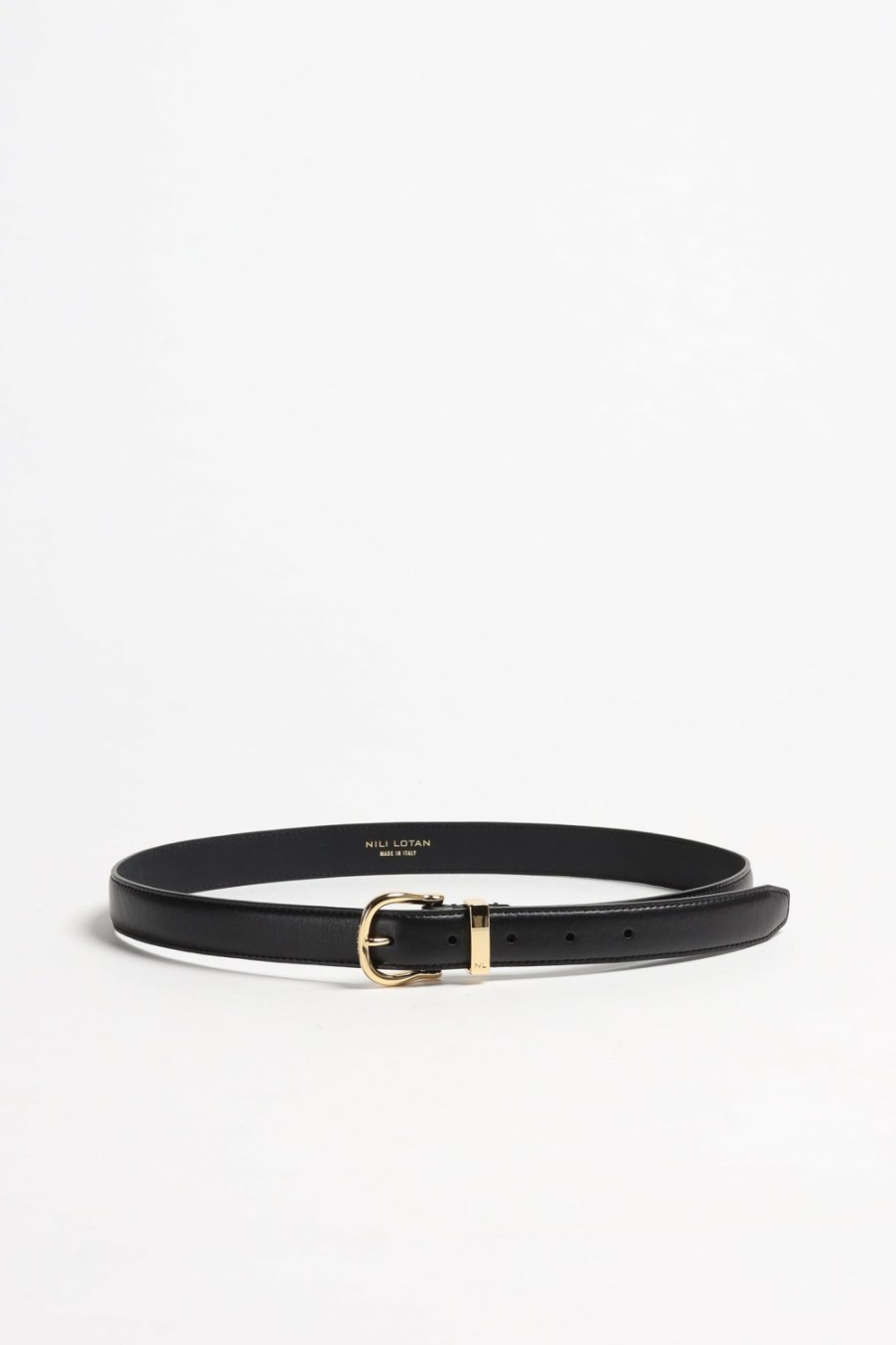 Accessoires Nili Lotan | Ceinture Louise En Noir/Or