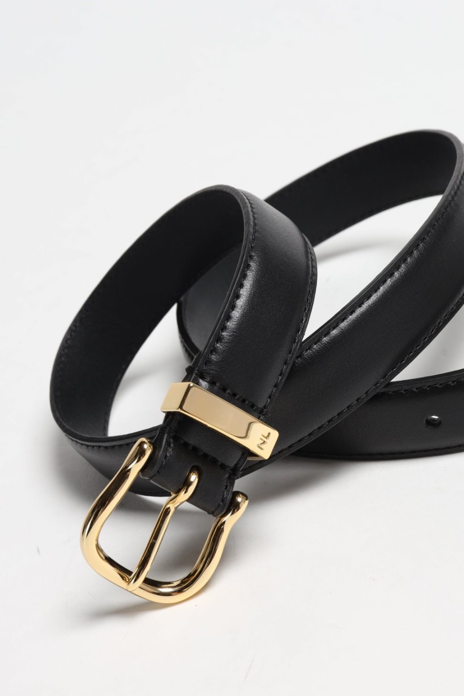 Accessoires Nili Lotan | Ceinture Louise En Noir/Or