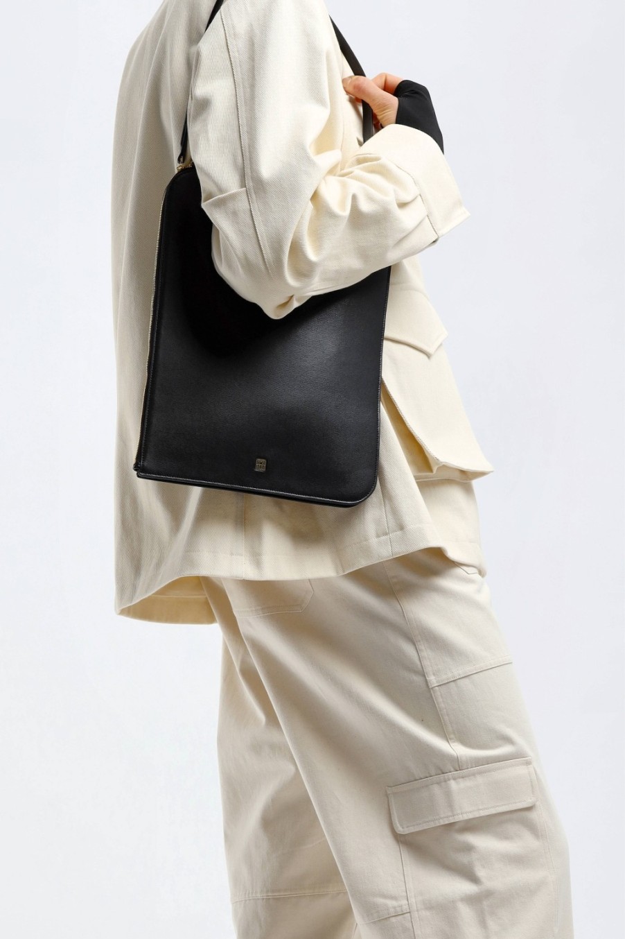 Sacs Toteme | Tote Slim En Noir