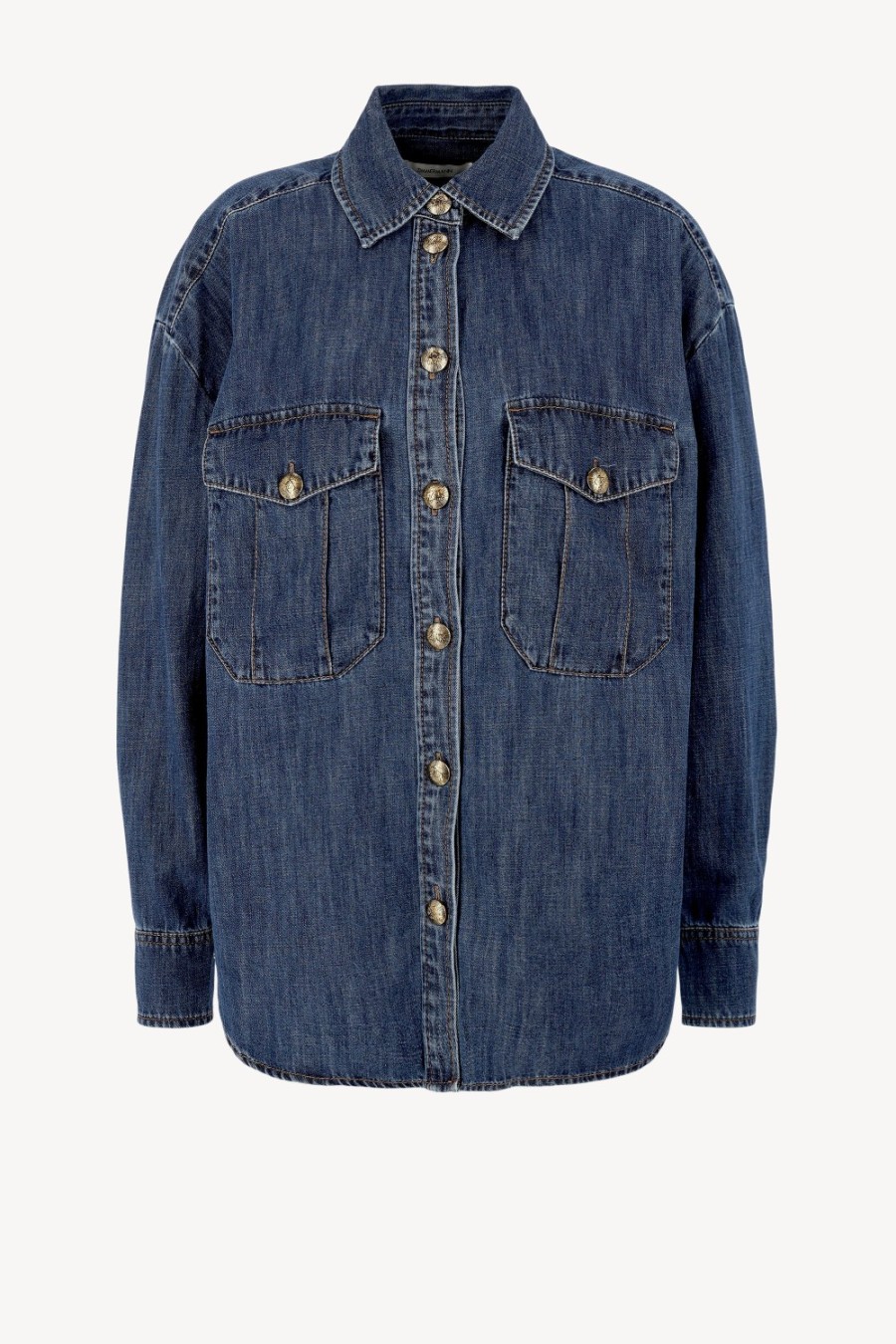 Vetements Zimmermann | Blouse Luminosity En Saphir