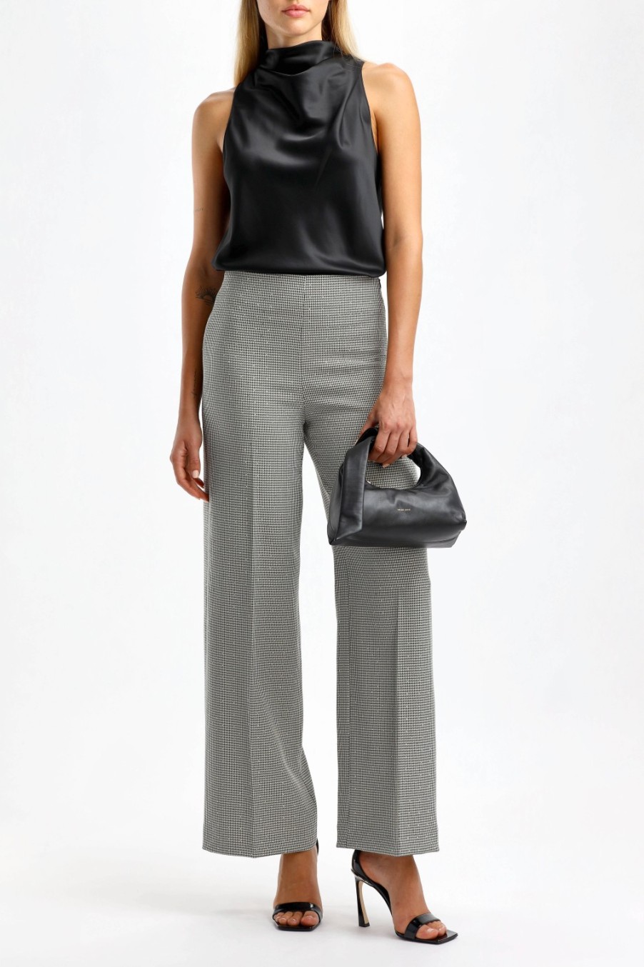 Vetements Theory | Top High Cowl En Noir