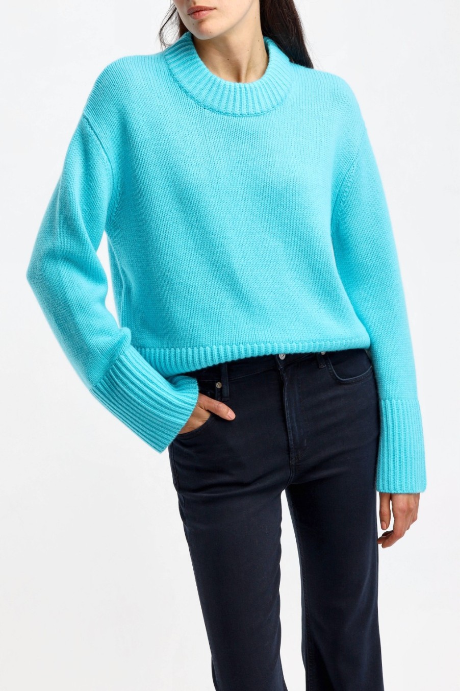 Vetements Lisa Yang | Pull Sony En Bleu Amalfi
