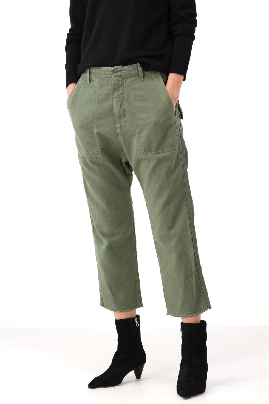 Vetements Nili Lotan | Pantalon Luna In Camo Green