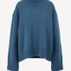 Vetements Van Kukil | Pull-Over Ocean En Bleu Nuit
