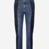 Vetements E.L.V. Denim | Jeans Straight En Bleu Moyen/Fonce