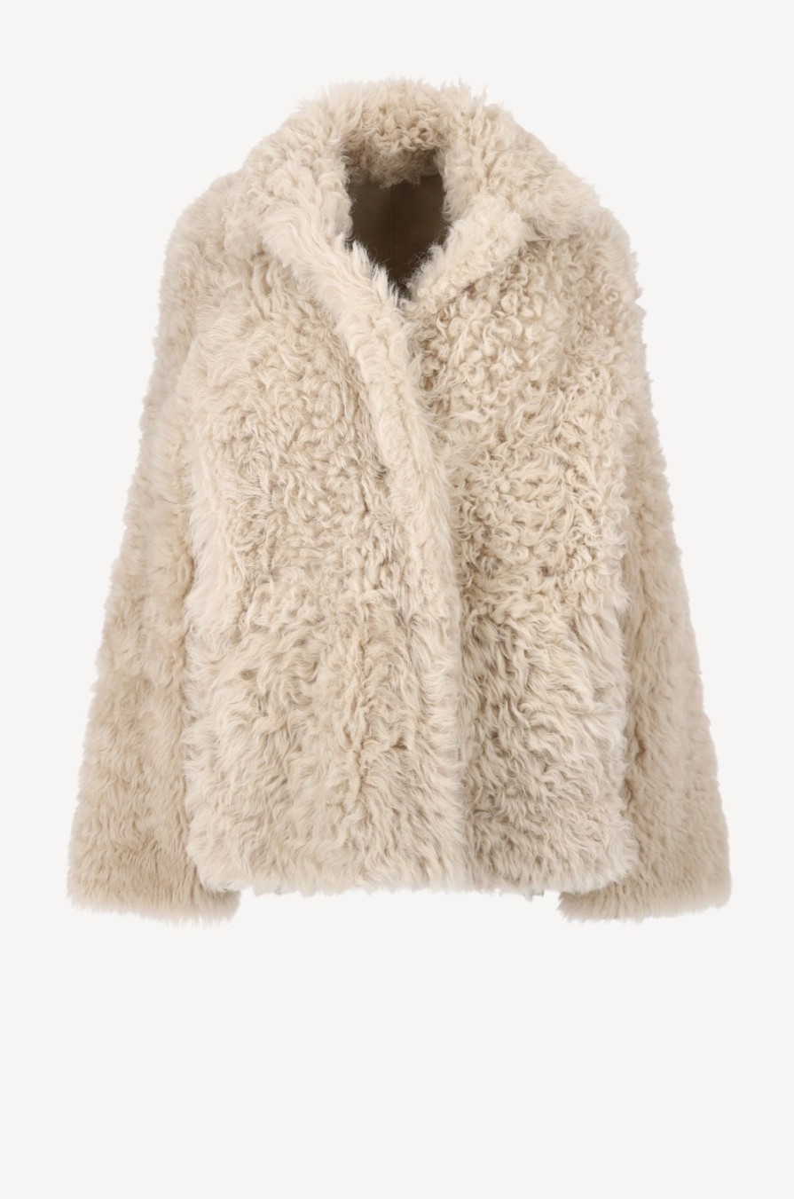 Vetements Jadia | Veste Cleo Reversible En Blanc Casse