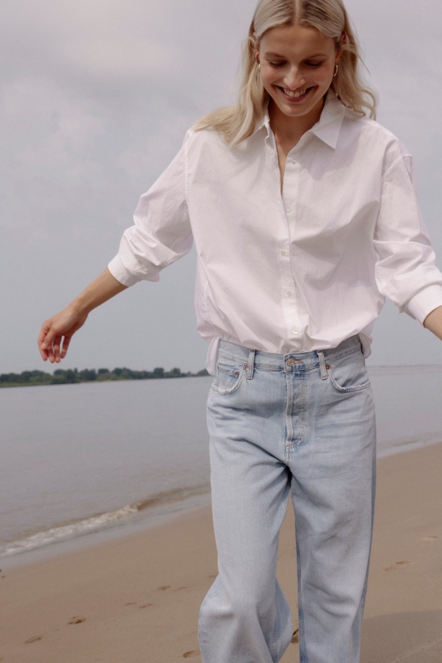 Vetements Nili Lotan | Blouse Yorke En Blanc