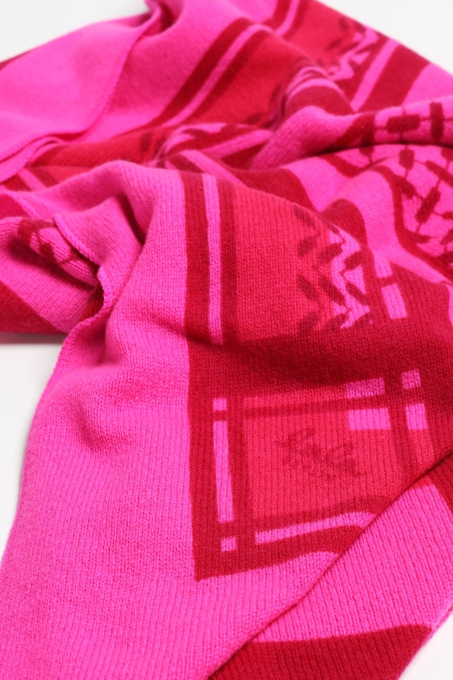 Accessoires Lala Berlin | Echarpe Trinity Double Heritage En Rose