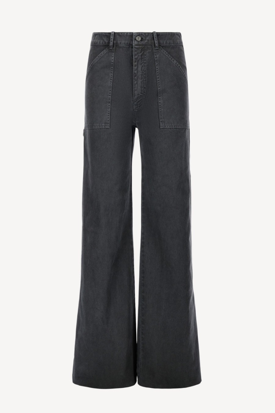 Vetements Nili Lotan | Pantalon Quentin En Carbone