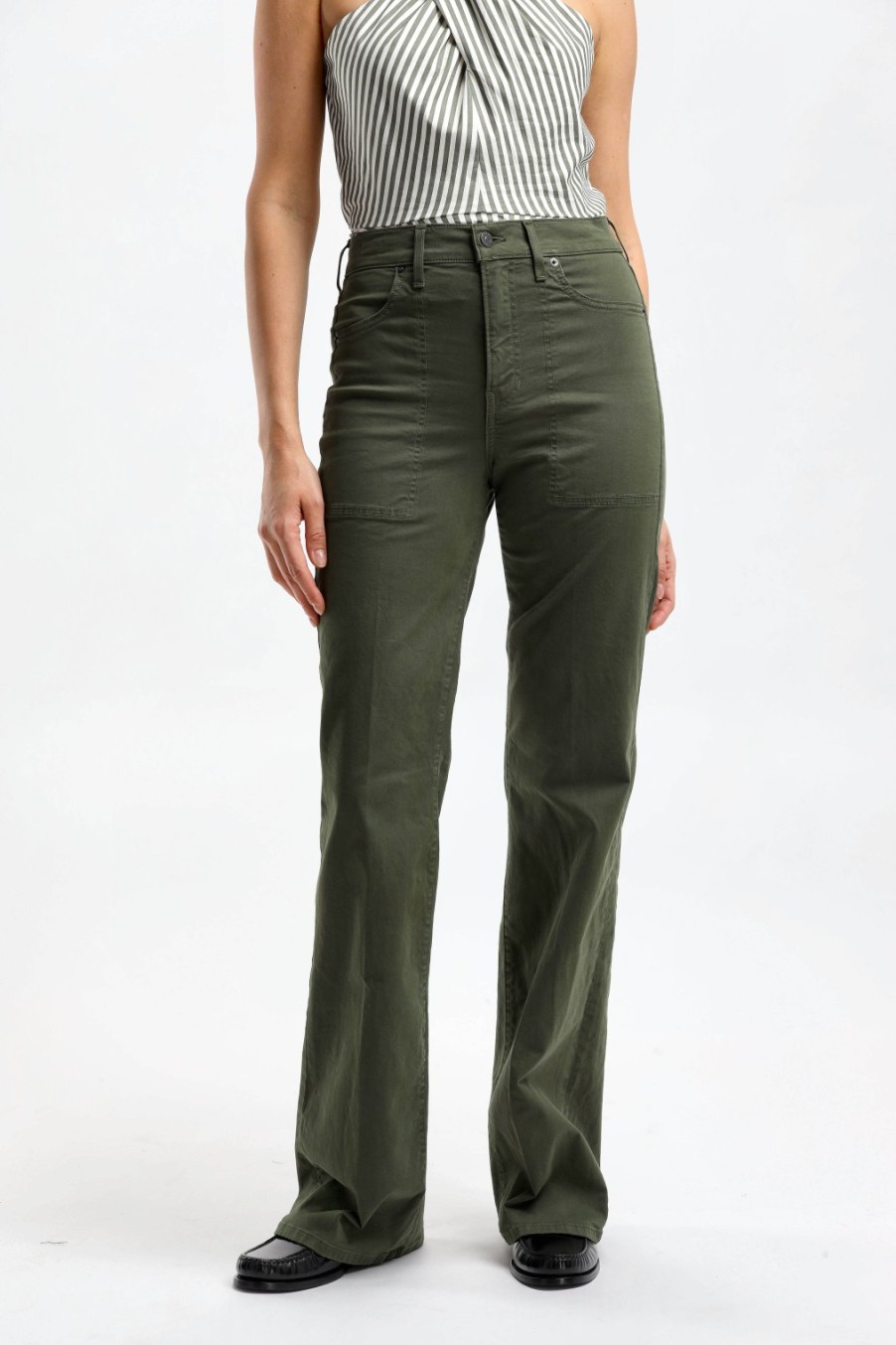 Vetements Veronica Beard | Pantalon Crosbie Wide Leg In Army