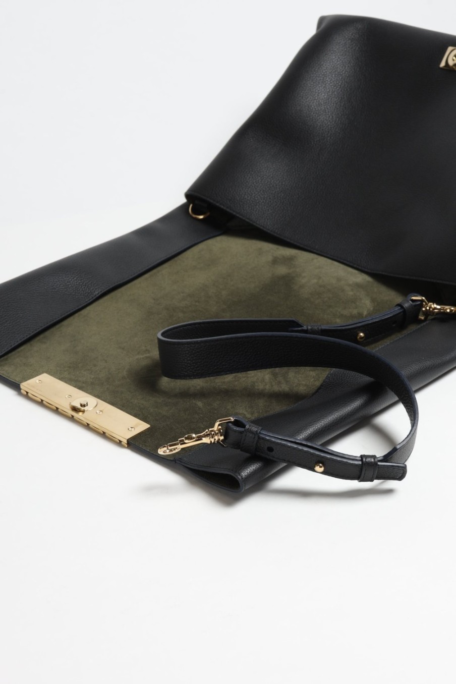 Sacs Victoria Beckham | Sac Soft Flap Xl En Noir