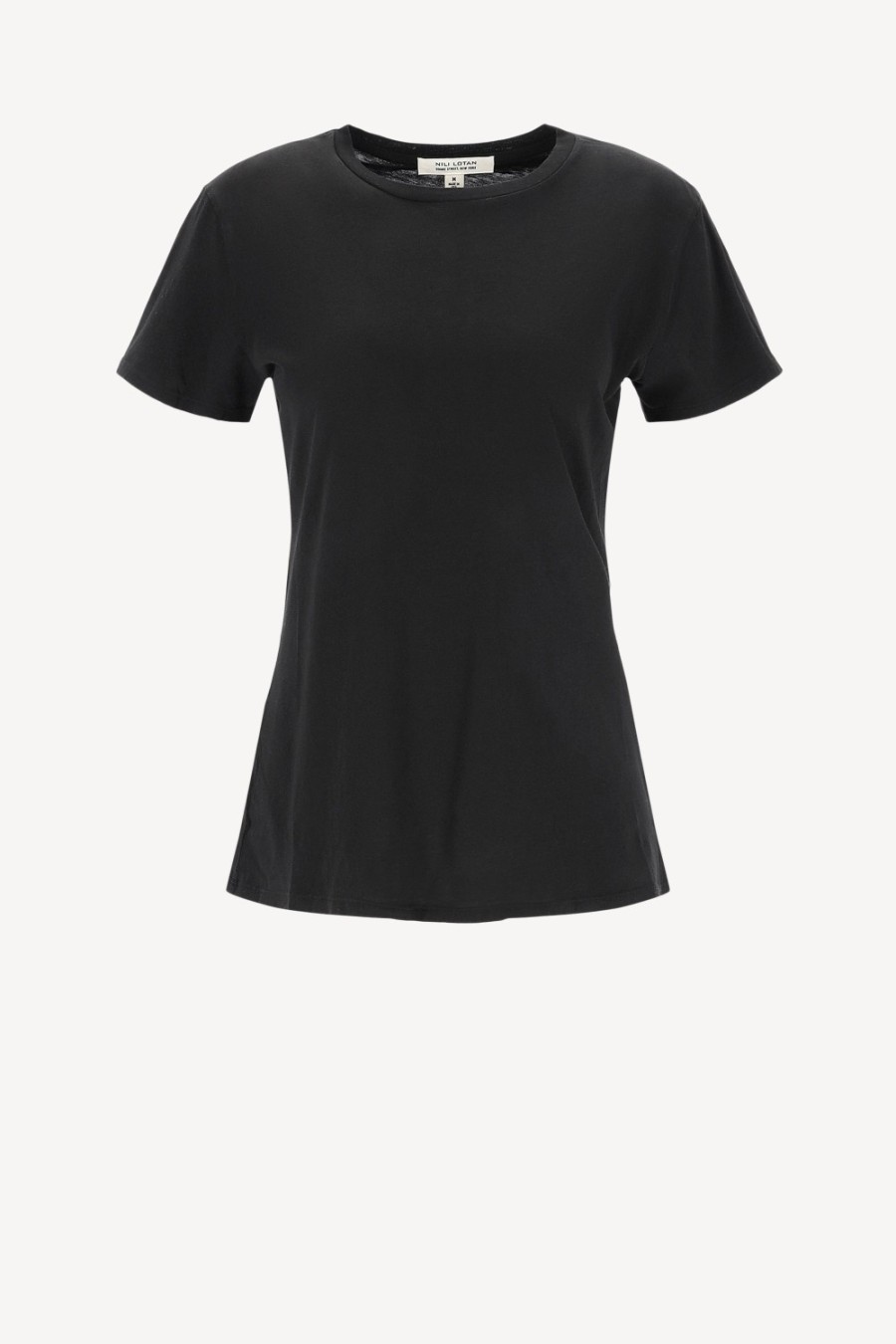 Vetements Nili Lotan | T-Shirt Lana En Noir De Jais