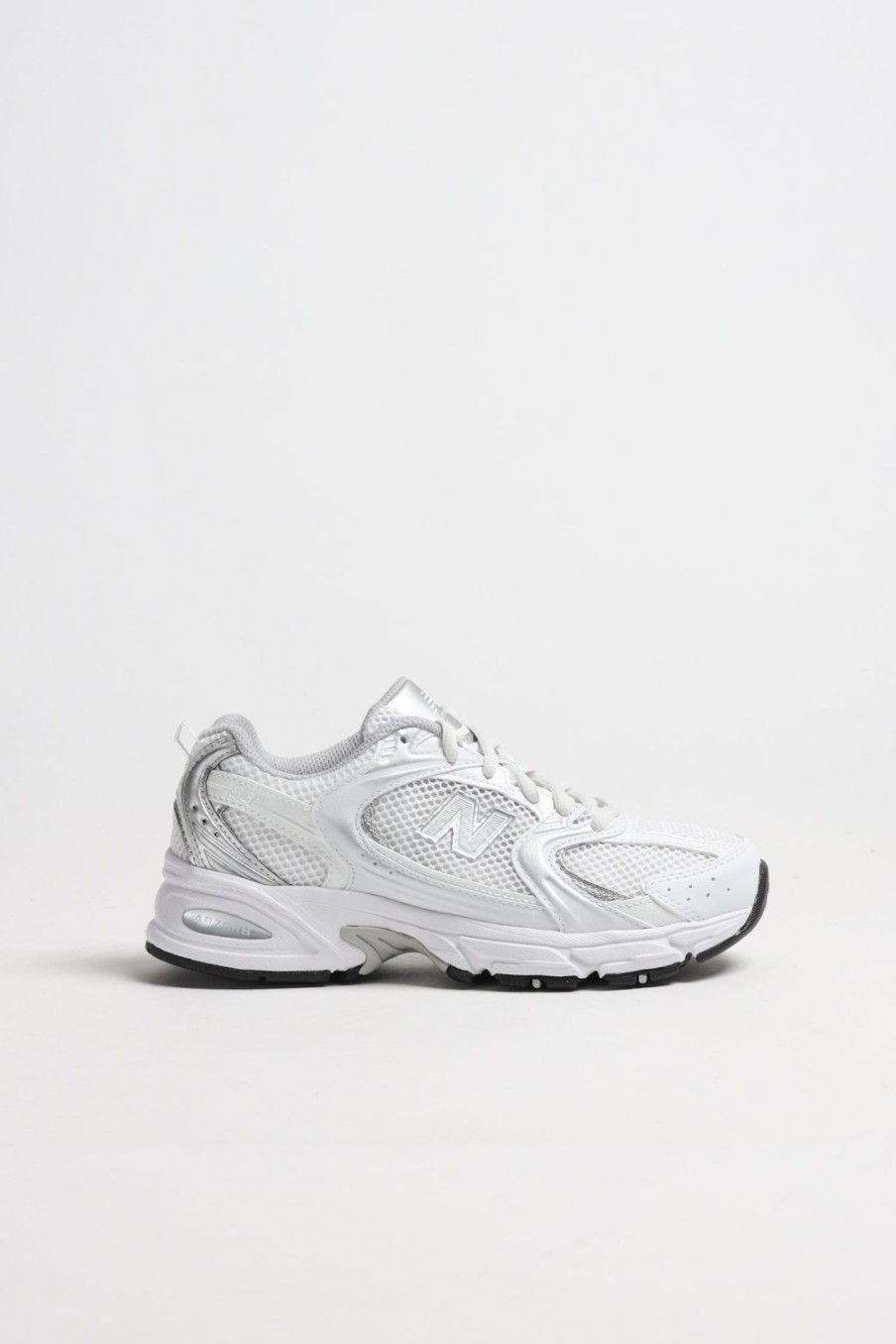 Chaussures New Balance | Baskets 530 En Blanc/Argent Metallise