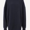 Vetements Extreme Cashmere | Pull-Over Crew Hop N° 53 En Bleu Marine