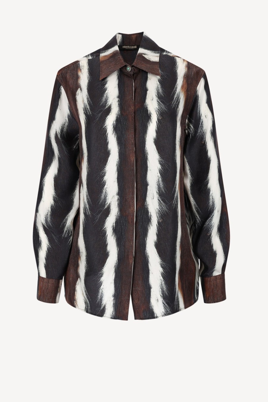 Vetements Roberto Cavalli | Blouse Stripes En Multicolore