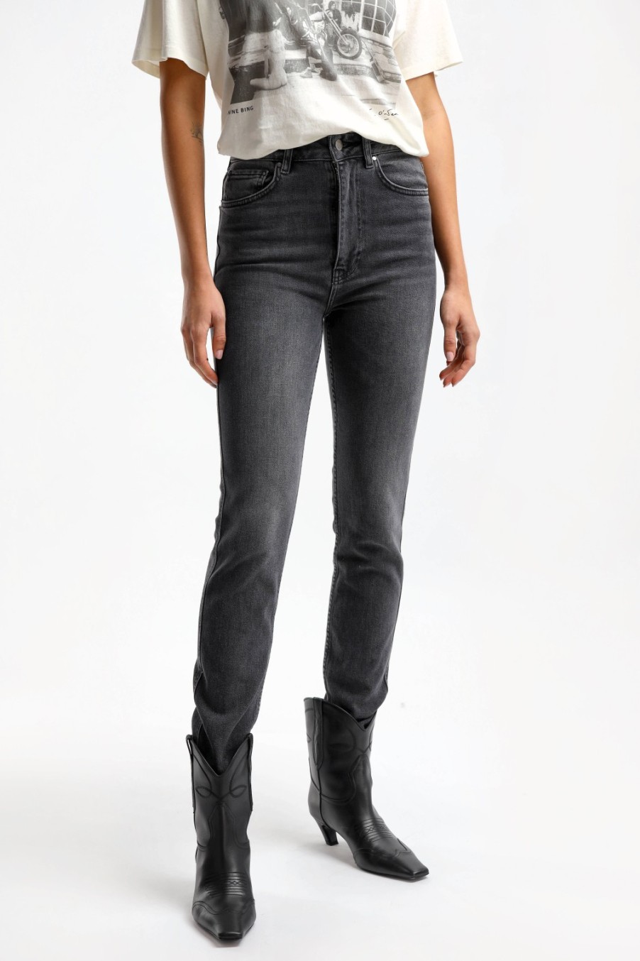 Vetements Anine Bing | Jeans Beck En Fer