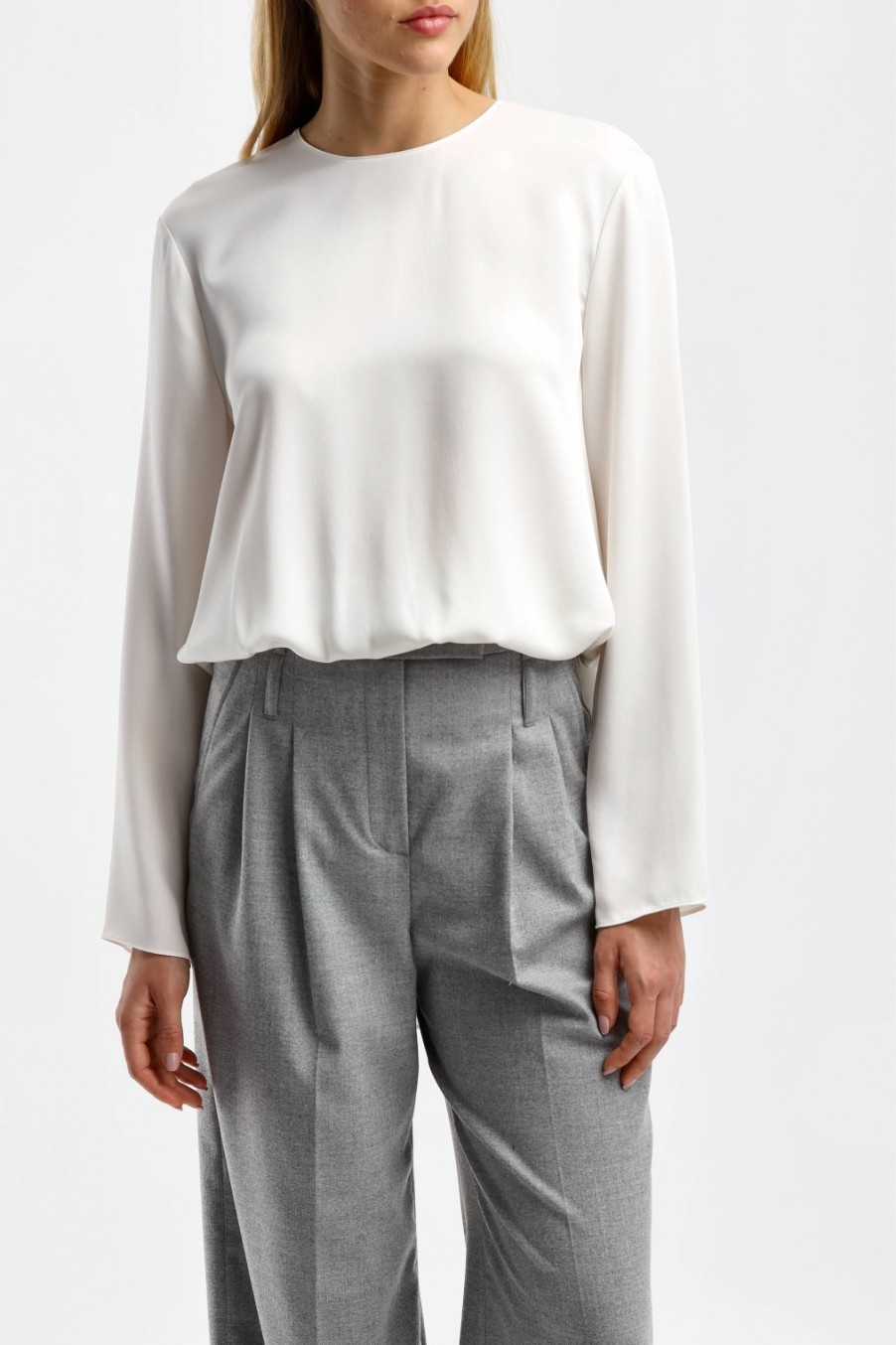 Vetements Theory | Blouse Cape En Ivoire