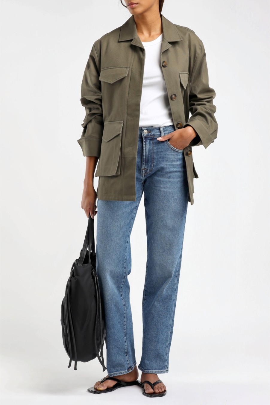 Vetements Toteme | Debardeur Curved En Blanc