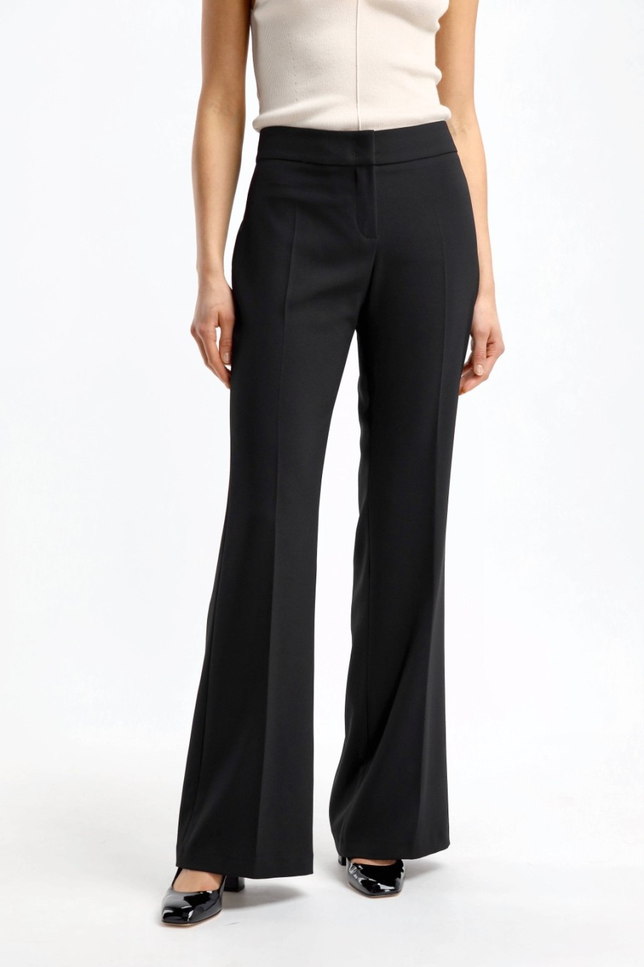 Vetements Seductive | Pantalon Nancy Fluid En Noir