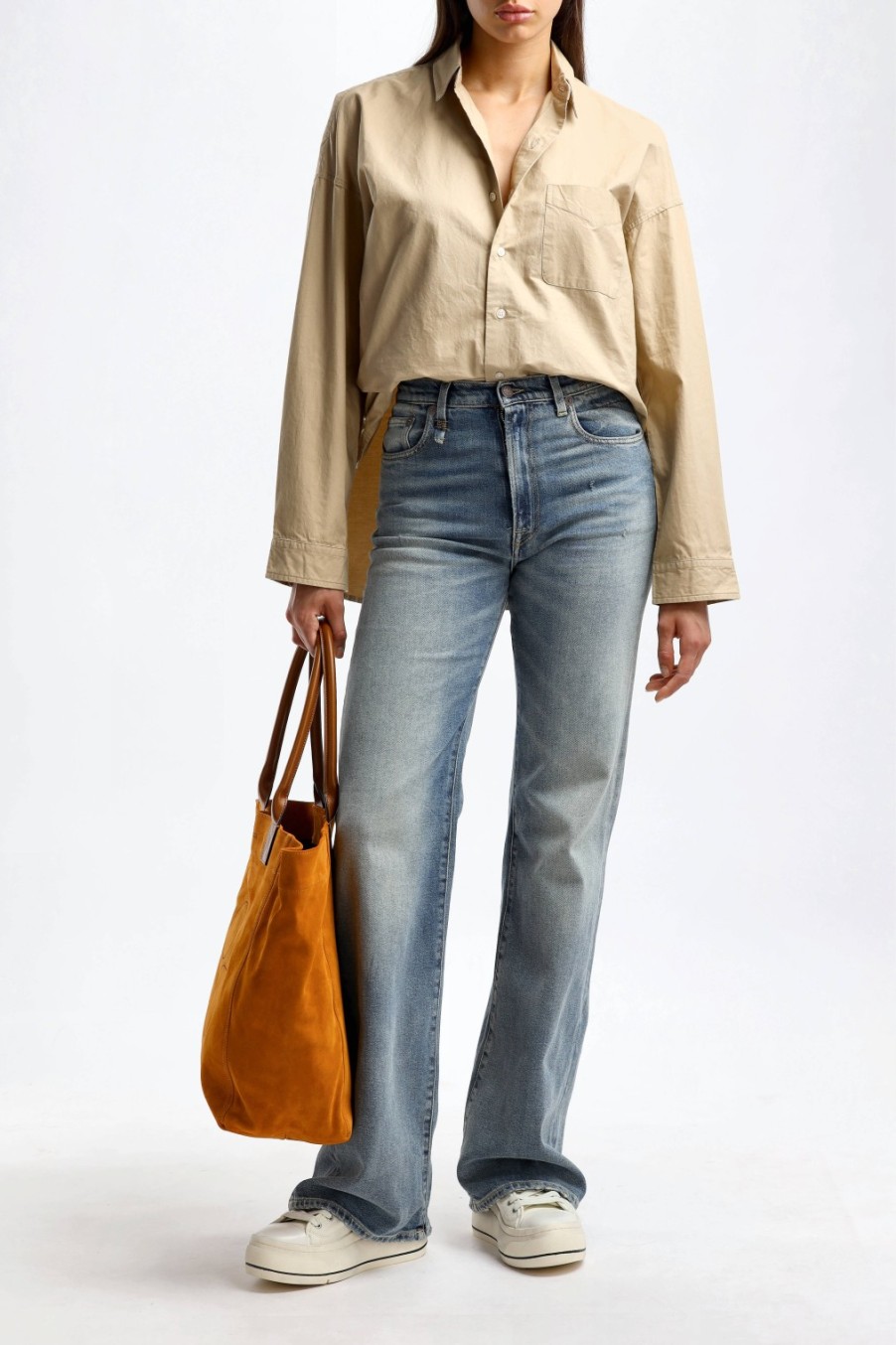 Vetements R13 | Blouse Boxy Button Up En Kaki
