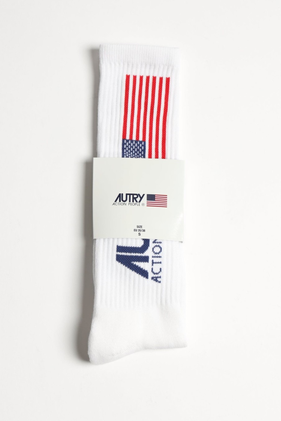 Accessoires Autry | Chaussettes Iconic Logo En Blanc