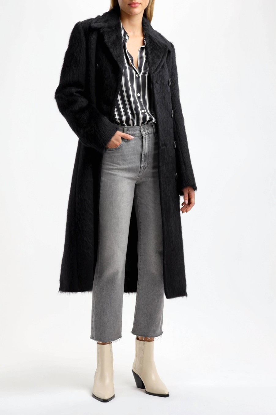 Vetements Sportmax | Manteau Belford En Noir