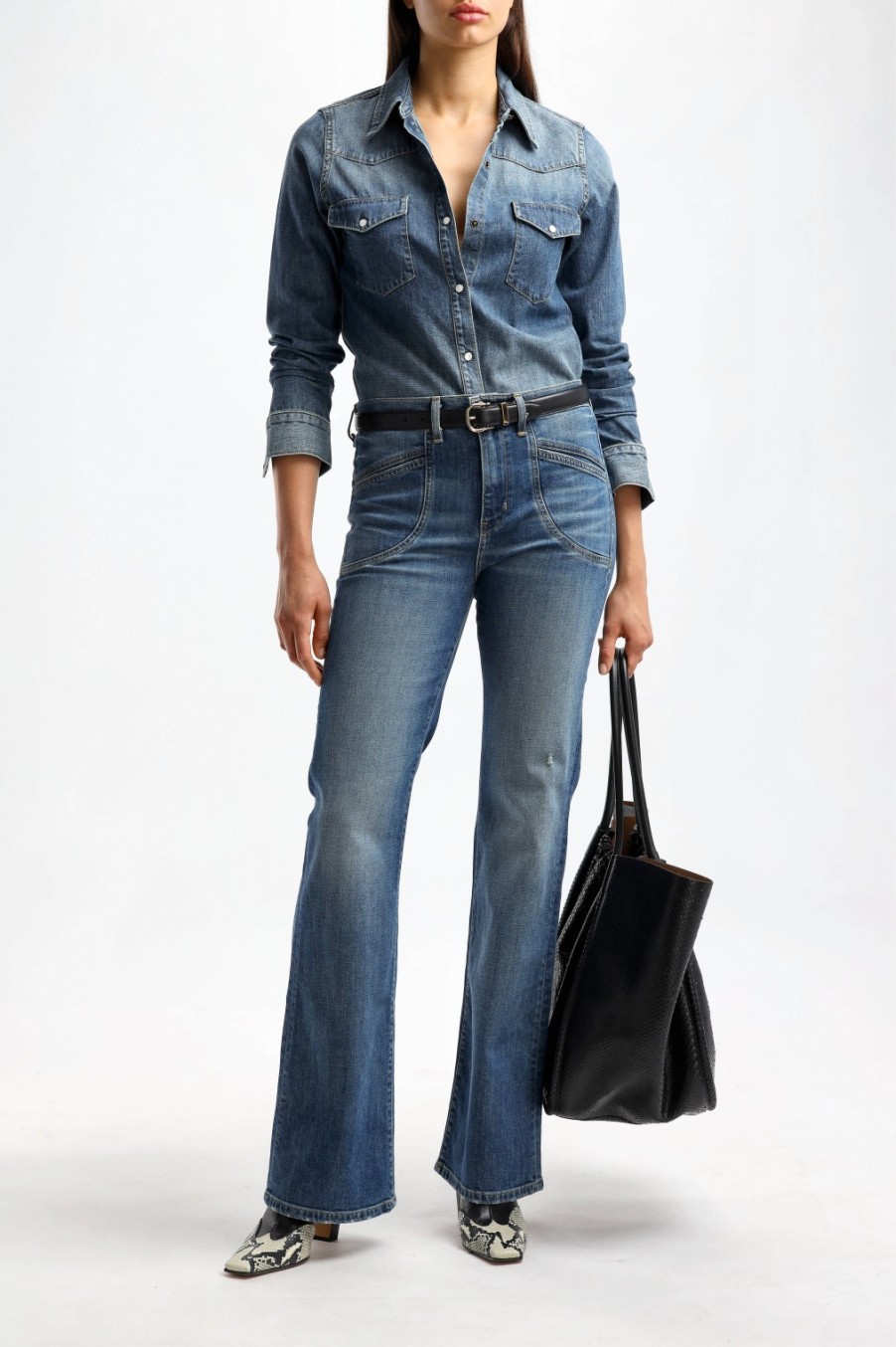 Vetements Nili Lotan | Blouse Travis En Classic Wash