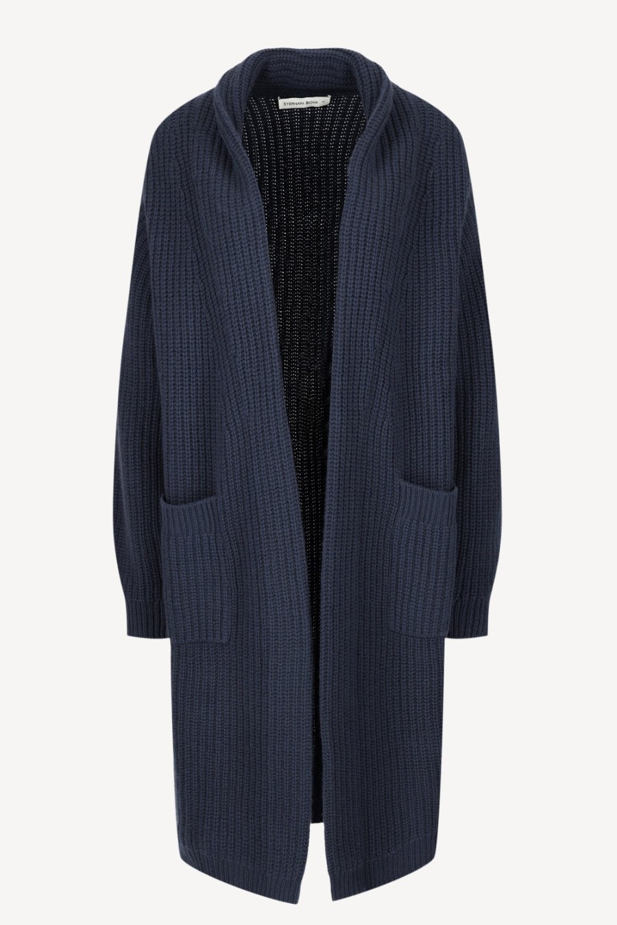 Vetements Stephan Boya | Cardigan Boya-Jin En Frene Marine