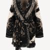 Vetements Alanui | Cardigan Twelve Signs En Noir/Chaleur
