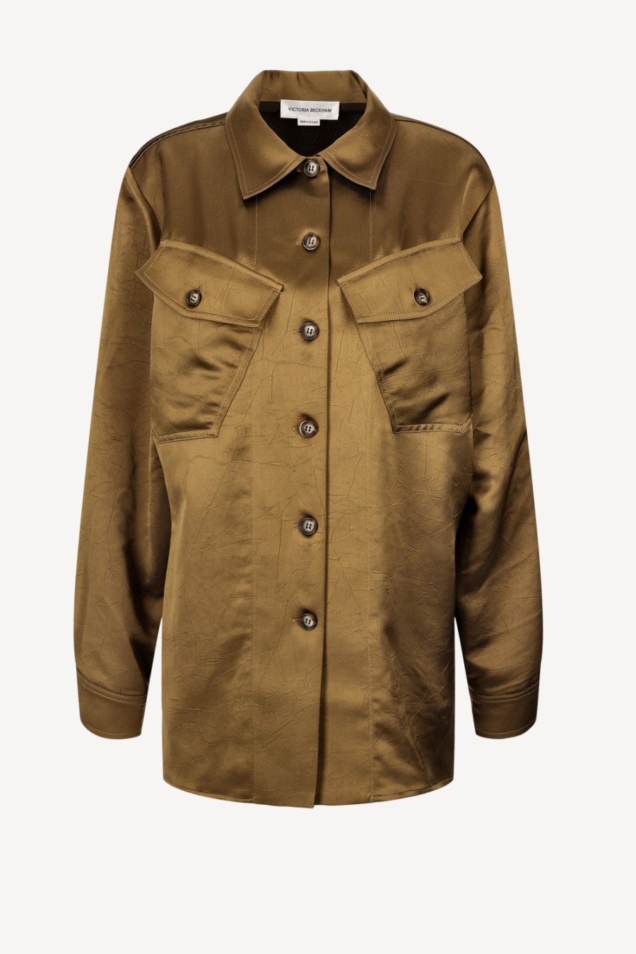 Vetements Victoria Beckham | Blouse Patch Pocket En Tawny Brown