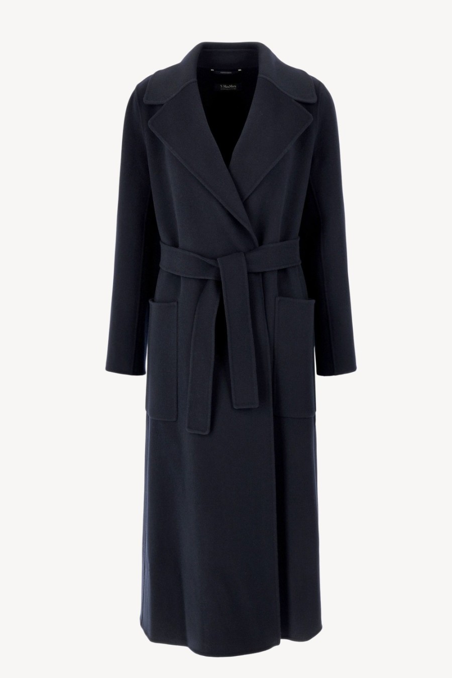 Vetements S Max Mara | Manteau Paolore En Bleu Nuit