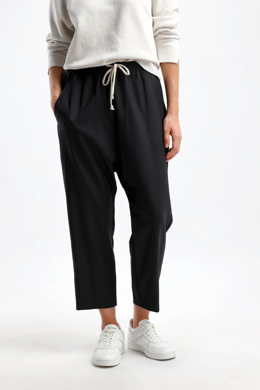Vetements Nili Lotan | Pantalon Aida En Noir