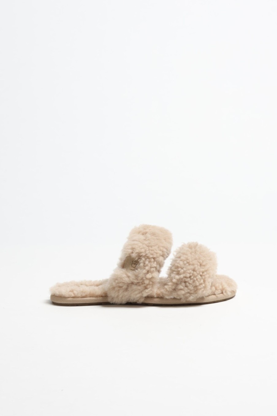 Chaussures Ugg | Mocassins Curly Scuffetta En Sable