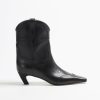 Chaussures Khaite | Bottines Dallas En Noir