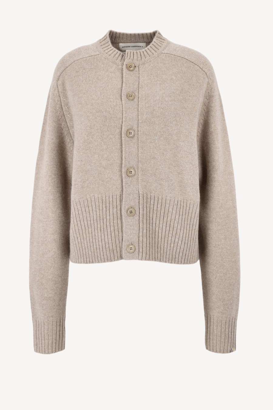 Vetements Extreme Cashmere | Cardigan Scala N°298 En Sable