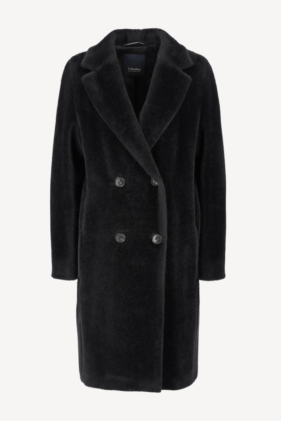 Vetements S Max Mara | Manteau Roseto En Noir