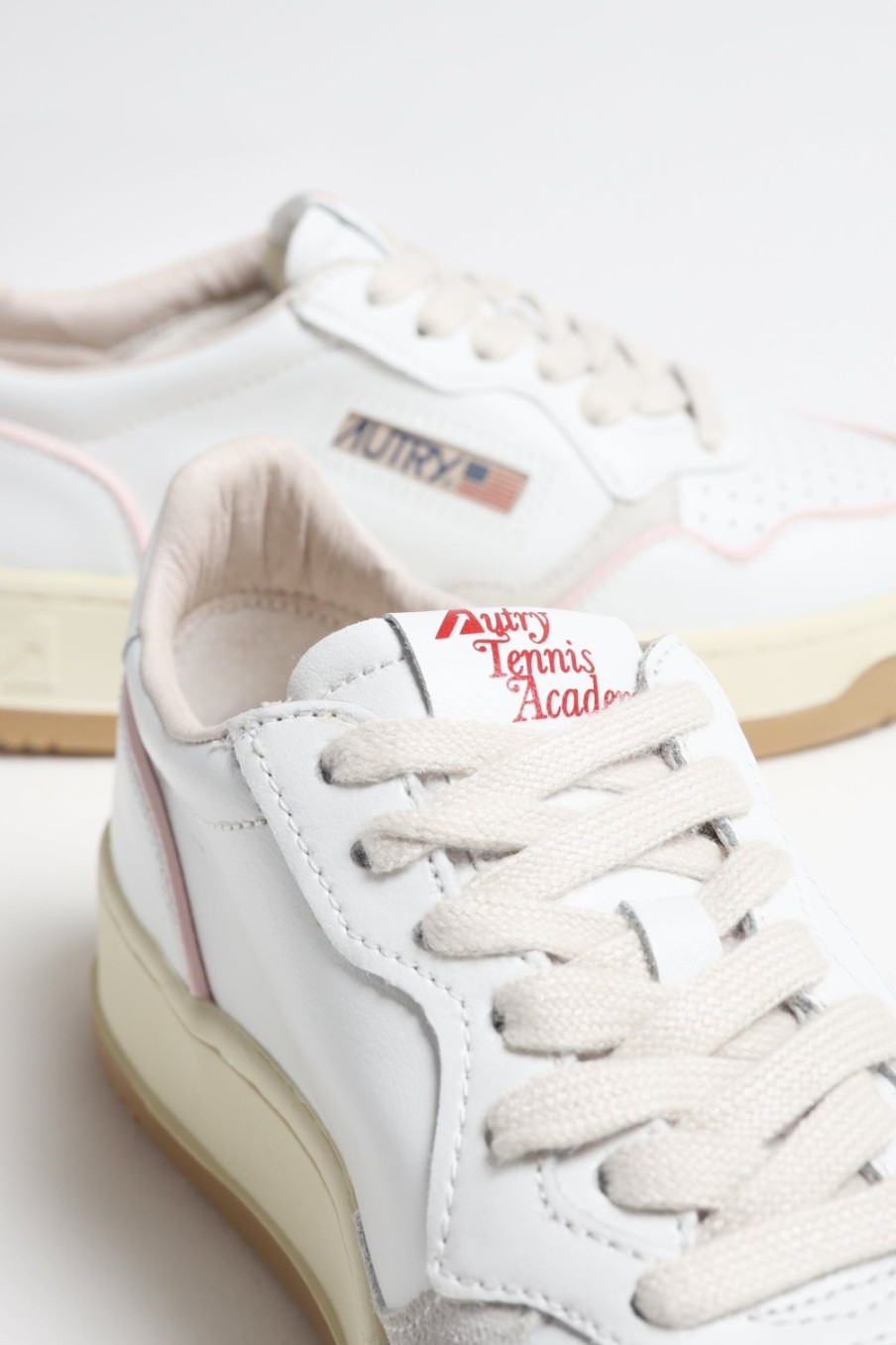 Chaussures Autry | Baskets Open Low En Acadamy/Rose