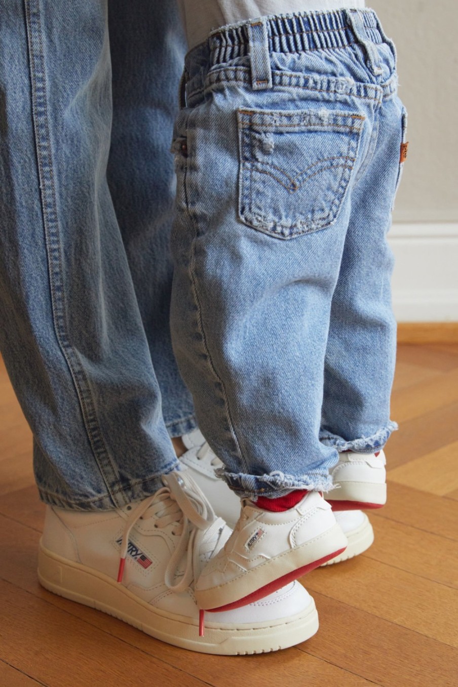 Chaussures Anita Hass x Autry | Baskets Bebe Basses 'Heart' En Blanc