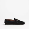 Chaussures Tod's | Loafer En Velours Double T Noir
