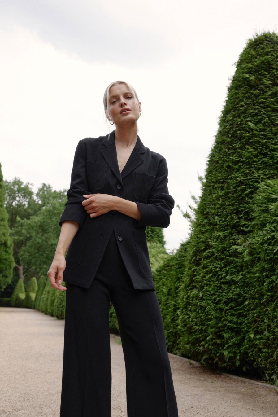 Vetements Toteme | Blazer Slim En Noir